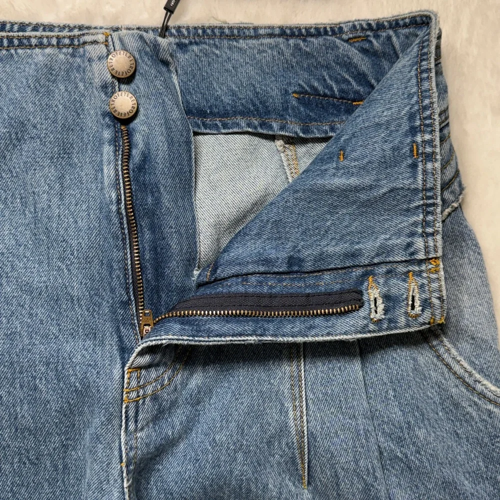 Retrofete‎ Revolve Miriam Pant Jeans 28 Brookhaven High Rise Baggy Pleated NEW - Picture 9 of 17